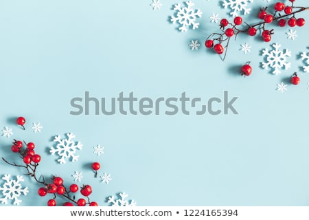 Foto stock: Winter Background With Snowflakes