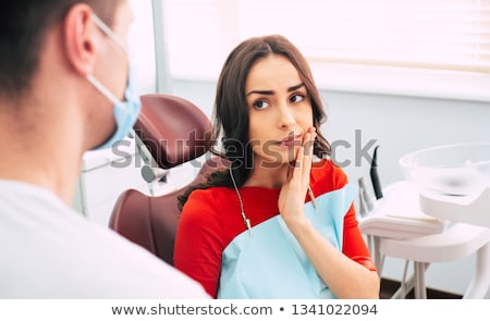 Foto stock: Young Woman Have Face Treatment At Beauty Clinic