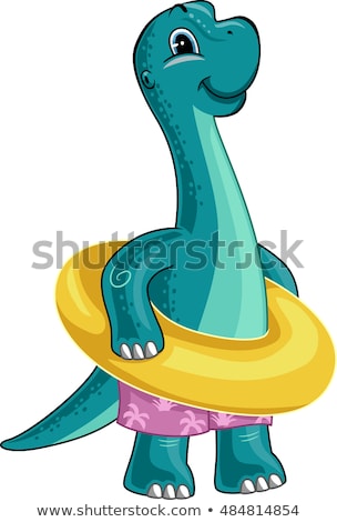 Stock photo: Dino Brontosaurus Life Buoy