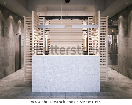 Stock foto: Reception In A Modern Gym 3d Rendering