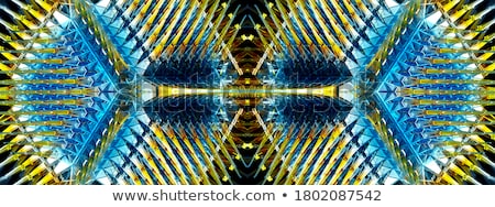 Stok fotoğraf: Diamond Structure Star Shape And Kaleidoscope Background