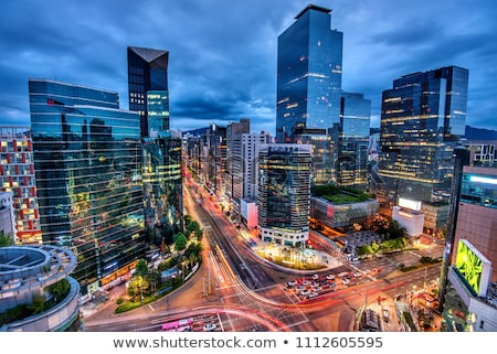 Stock fotó: Seoul Cityscape In Twilight South Korea
