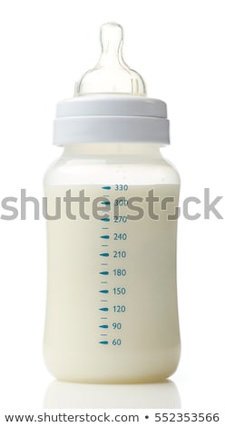 Stock foto: Baby With A Milk Bottle