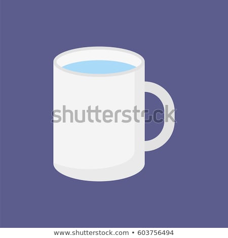 Stockfoto: Simple Coffee Mug Concept Illustration Design