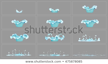 Foto stock: Water Splash Frame