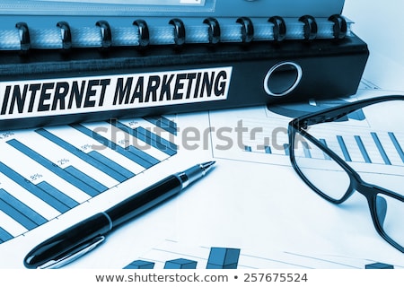 Stockfoto: Folder With The Label Internet Marketing