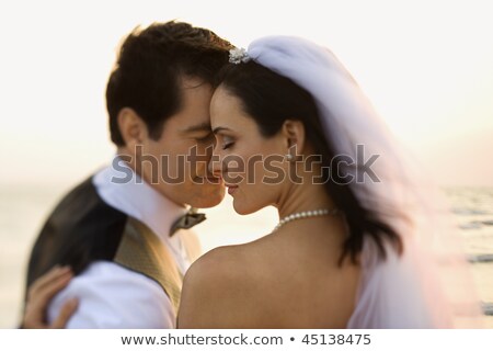 Wedding Shot Of Mireasă Imagine de stoc © iofoto