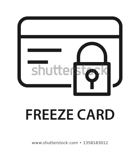 Foto stock: Secure Payment Icon Flat Design