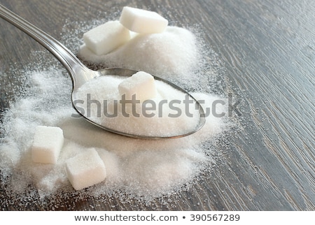 Stockfoto: Lump And Granulated Refined Sugar