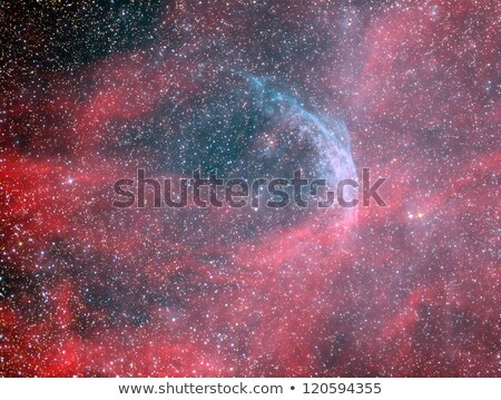 Foto stock: Wr134 Wolf Rayet Star And Ring Nebula