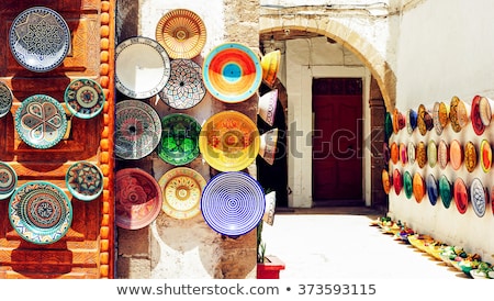 Stock photo: Clay Pottery Shop Market Traditional Handcraft