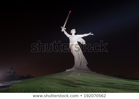 Stok fotoğraf: The Motherland Calls Monument In Volgograd Russia