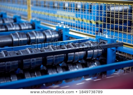 Foto stock: Roll Form Machine