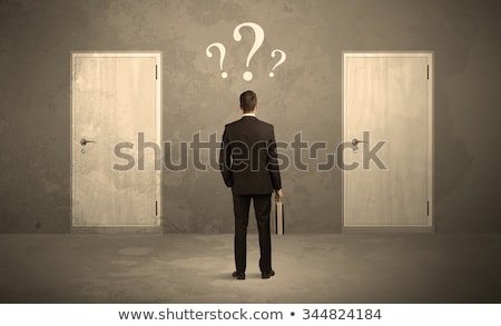 Stock photo: Man Thinking About Right Direction