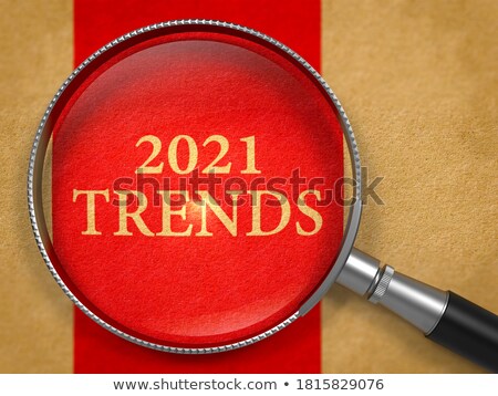 Zdjęcia stock: Popularity - Magnifying Glass On Old Paper