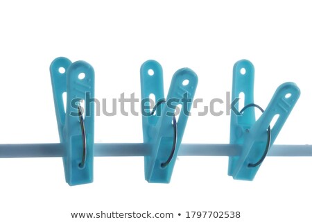 Stockfoto: Blue Clothespin