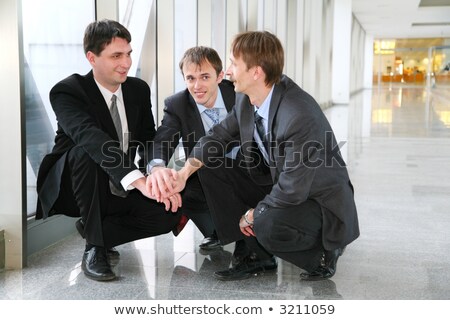 Stock photo: Businessteam Enigma With Hands