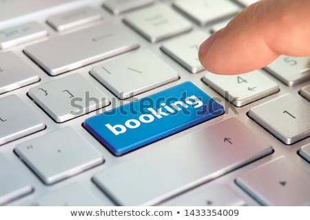Stockfoto: Online Booking A Ticket On Trip