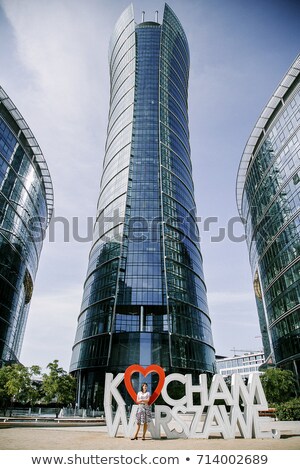 Сток-фото: Old Style Skyscrapers At Warsaw Poland