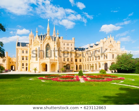 [[stock_photo]]: Garden Of Lednice Palace Czech Republic