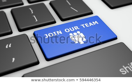 Stock fotó: Affiliate Marketing - Message On Blue Keyboard Key 3d