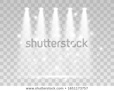 Foto stock: Silver Star On Podium With Red Carpet 3d