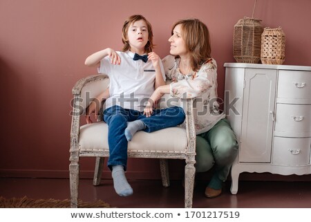 Stock fotó: Young Mother Speding Time With Her Beloved Son