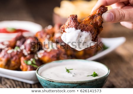 Stock fotó: Potato With Chicken Wings