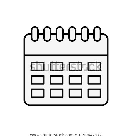 Stockfoto: Calendar Plan Reminder Date Icom