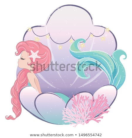 Stok fotoğraf: Beautiful Mermaid Girl