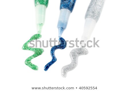 Сток-фото: Colorful Sparkle Glue Pens