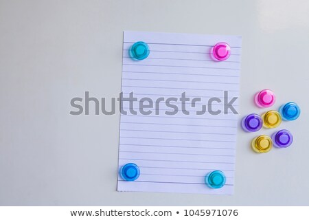 Zdjęcia stock: Home Work Fridge Magnets