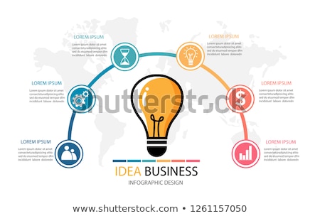 Stok fotoğraf: Business Idea Infographics