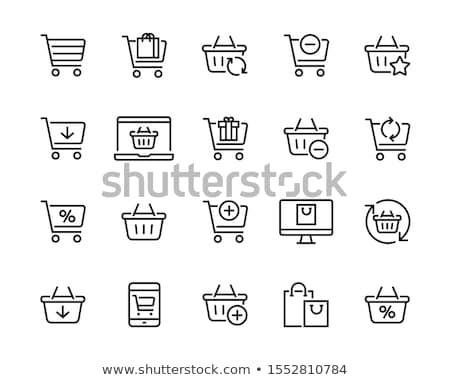 Сток-фото: Online Shopping Icon