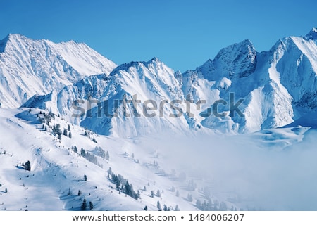 Stockfoto: Winter Skiing In The Mountains