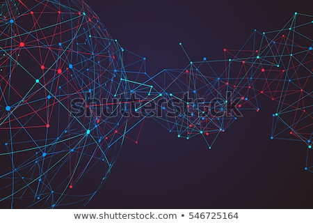 Foto stock: Internet Connection Molecular Abstract Background Sense Of Science And Technology Graphic Design