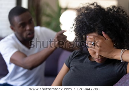 Foto stock: Relationship Fight Concept