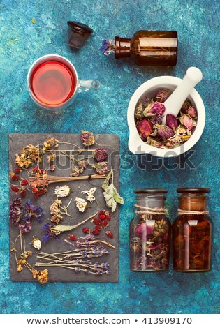 Stock photo: Hypericum Flowers Tea