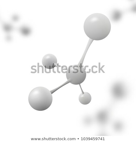 ストックフォト: Glass Molecule Pharmaceutical Science Model Vector