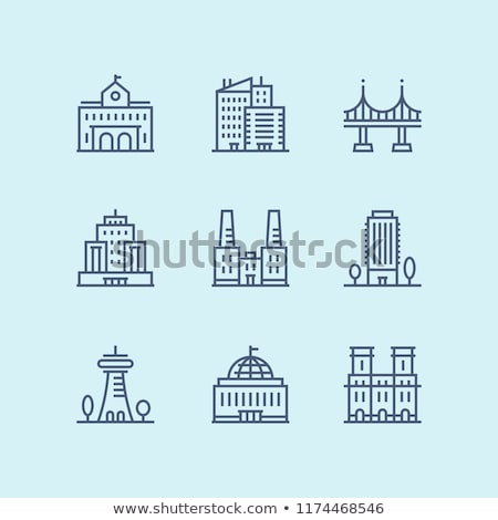 Buildings Real Estate House Icons For Web And Mobile Design Pack 8 Foto stock © karetniy