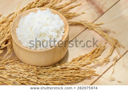 Stock foto: Fragrant Jasmine Steamed Rice