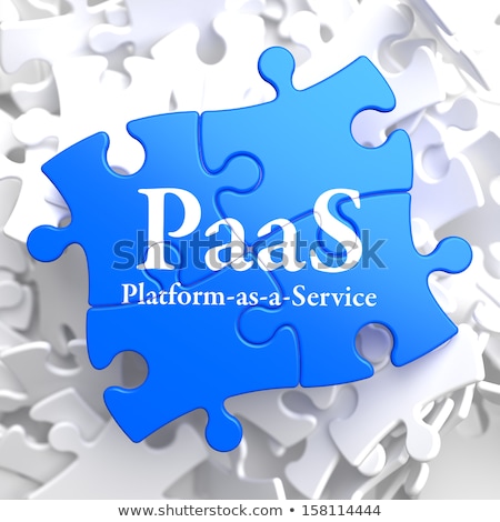 Сток-фото: Paas Information Technology Concept