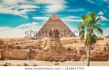 Stock foto: Giza Pyramids Cairo Egypt