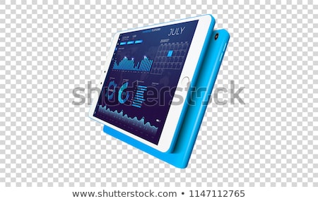 Foto stock: Tablet Case Isolated On The White