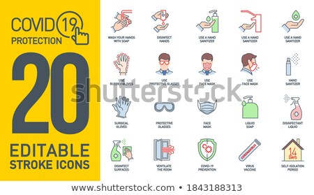 Stockfoto: Illustration Of Set Of Colored Ventilations