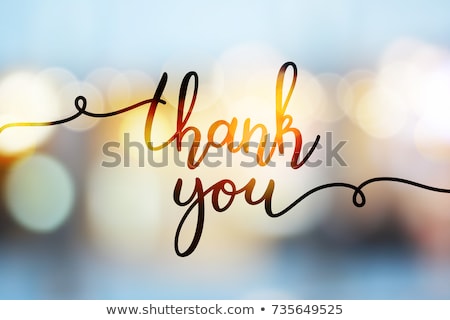 Stock fotó: Thank You