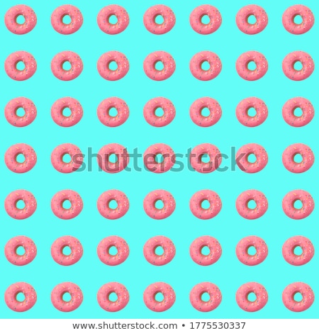 Foto stock: Donut Seamless Background Texture Pattern