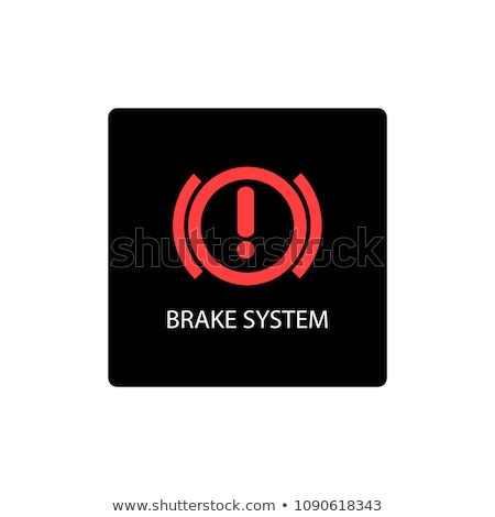 Foto stock: Brake Dashboard Light