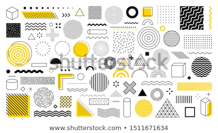 Stock photo: Set Of Retro Vintage Graphic Design Elements