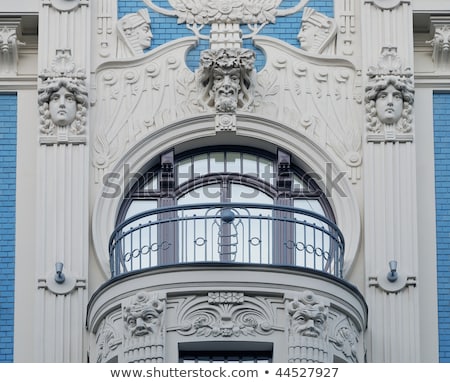 Stock photo: Detail Of Art Nouveau Or Jugenstil Building